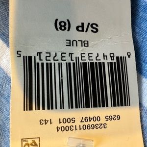 Ralph Lauren Polo boys, size 8, blue and white striped T-shirt. New with tags.